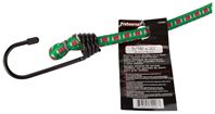 ProSource Stretch Cord, 8 mm Dia, 30 in L, Polypropylene, Green, Hook End, Pack of 10 