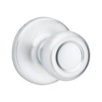 Kwikset 200T 26D RCL RCS BX Passage Knob, Metal, Satin Chrome, 2-3/8 to 2-3/4 in Backset, 1-3/8 to 1-3/4 in Thick Door 