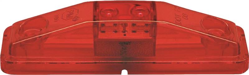 PM V169KR Marker Light Kit, 9 to 16 V, LED Lamp, Red Lens, Surface Mounting 