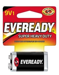 Eveready Gold 1222SW Battery, 9 V Battery, 400 mAh, Zinc, Manganese Dioxide 
