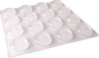 Shepherd Hardware 9967 Surface Guard Bumper Pad, 1/2 in, Round, Vinyl, Clear 