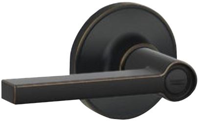 Dexter J Series J10V SOL 716 Passage Lever, Mechanical Lock, Aged Bronze, Lever Handle, Metal, Residential 