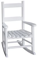Jack Post KN-10-W Child Rocking Chair, 14-3/4 in OAW, 18-3/4 in OAD, 22-1/2 in OAH, Hardwood, White