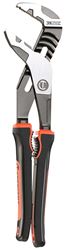Crescent Z2 K9 Series RTZ212CG Tongue and Groove Plier, 12.8 in OAL, 2.6 in Jaw, Black/Rawhide Handle, 1.85 in W Jaw