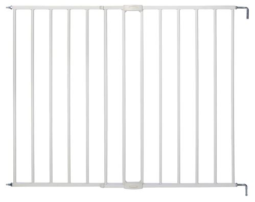 North States 5150 Swing and Lock Gate, Metal, White, 30 in H Dimensions, Latch Lock