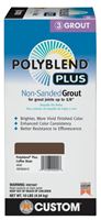 CUSTOM Polyblend PBPG64610 Non-Sanded Grout, Solid Powder, Characteristic, Coffee Bean, 10 lb Box