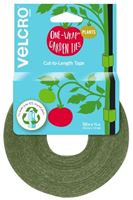 VELCRO Brand One Wrap VEL-30071ACS-AMS Garden Tie, 50 ft L, Plastic, Green