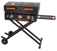 BLACKSTONE 1550 Tailgater Grill and Griddle, 60,000 Btu, 2-Burner, 534 sq-in Primary Cooking Surface