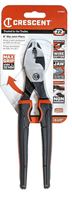 Crescent Z2 K9 Series HTZ28CG Slip-Joint Plier, 8.65 in OAL, 1-1/2 in Jaw Opening, Black/Rawhide Handle, 1.35 in L Jaw