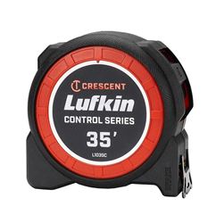 Crescent Lufkin Control Series L1035C Tape Measure, 35 ft L Blade, 1-3/16 in W Blade