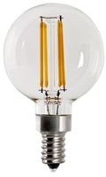 Feit Electric BPG1640950CAFIL/2 LED Light Bulb, Globe, G16 Lamp, E12 Lamp Base, Dimmable, 5000 K Color Temp 6 Pack 