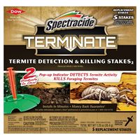 Spectracide HG-96116 Termite Detection and Killing Stake, Solid, Odorless, Brown/Tan 