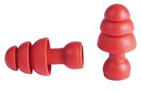 Milwaukee 48-73-3205 Replacement Ear Plugs, 26 dB NRR, Flanged, One-Size Ear Plug, Foam Ear Plug, Red Ear Plug