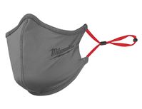 Milwaukee 48-73-4231 2-Layer Face Mask, One-Size Mask, Nylon/Polyester/Spandex Facepiece, Gray