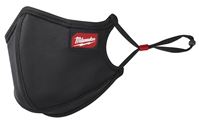 Milwaukee 48-73-4234 3-Layer Performance Face Mask, S/M Mask, Nylon/Polyester/Spandex Facepiece, Black