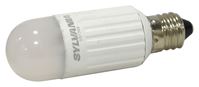 Sylvania 74667 LED Bulb, Decorative, T3 Lamp, 25 W Equivalent, E11 Lamp Base, Frosted, Natural White Light 6 Pack 