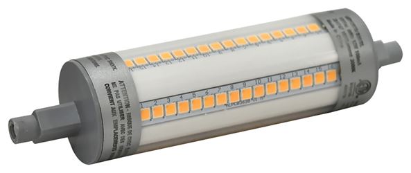 Sylvania 74677 Ultra LED Bulb, Linear, T6 Lamp, 150 W Equivalent, R7S Lamp Base, Frosted, 3000 K Color Temp 