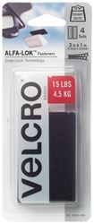 VELCRO Brand VEL-30643-USA Fastening Strip, 3 in L, Plastic 