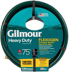 Gilmour 834751-1001 Flexogen Garden Hose, 75 ft L, Metal 
