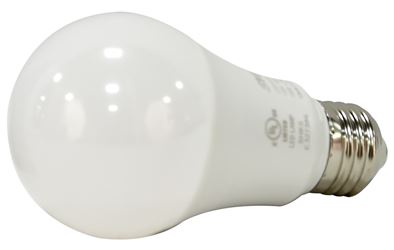 Sylvania 40204 LED Bulb, General Purpose, A19 Lamp, E26 Lamp Base, Frosted, 2700 K Color Temp 