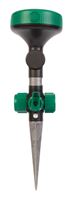 GILMOUR MFG 813463-1003 Swivel Sprinkler with Spike Base, 1250 sq-ft, Multi, Metal/Plastic