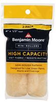 Benjamin Moore U66502-018 Mini Roller Cover, 1/2 in Thick Nap, 4 in L