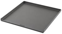 Weber Crafted Series 7672 Griddle, 16.3 in L, 15.8 in W, Carbon Steel, Black