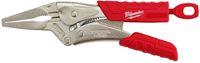 Milwaukee 48-22-3406 Locking Plier, 6 in OAL, 2.4 in Jaw Opening, Black/Red Handle, Comfort-Grip Handle, 3/16 in W Jaw