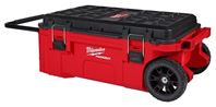 Milwaukee PACKOUT 48-22-8428 Rolling Tool Chest, 250 lb, 38 in OAW, 15.8 in OAH, 24 in OAD, Plastic, 3-Drawer