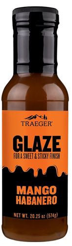 Traeger GLZ002 Barbeque Glaze, Mango Habanero Flavor, 12 oz Bottle  6 Pack