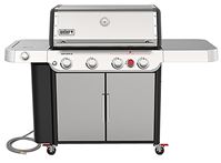 Weber GENESIS S-435 Series 38400001 Gas Grill, 48,000 Btu, Natural Gas, 4-Burner, 646 sq-in Primary Cooking Surface