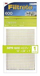 Filtrete CL20-4 Air Filter, 12 in L, 24 in W, 7 MERV, 600 MPR  4 Pack