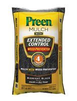 Preen 2464166 Mulch with Extended Control Weed Preventer with Extended Control Weed Preventer, Granular, Slight Bag  