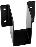 National Hardware 1221BC Series N800-018 Joist Hanger, 3-5/16 in H, 2 in D, 3-3/16 in W, Steel, Black, Surface Mounting