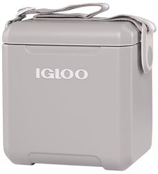 IGLOO 00032651 Tag Along Too Cooler, 14 Can Cooler, Plastic, Light Gray, 2 days Ice Retention