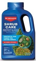 BioAdvanced 801000A Shrub Care Protect and Feed, Granular, 4 lb Bottle 