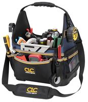 CLC Tool Works Series PB1531 Molded Base Electrical/HVAC Tool Carrier, 13 in W, 20-Pocket, 1680D Ballistic Polyester
