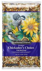Feathered Friend Chickadees Choice Series 14171 Wild Bird Food, Premium, 4 lb Bag
