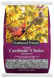 Feathered Friend Cardinals Choice Series 14175 Wild Bird Food, Premium, 30 lb Bag