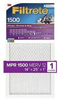 FILTER AIR 1500MPR 14X25X1IN  4 Pack