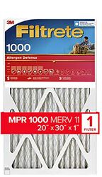 Filtrete 9822DC-6 Micro Allergen Reduction Filter, 30 in L, 20 in W, 11 MERV, 1000 MPR  4 Pack