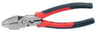 GB ArmorEDGE GBP-59P Linemans Plier with Hammer Head, 9 in OAL, 1 in Cutting Capacity, 1-1/4 in Jaw Opening, Red Handle  