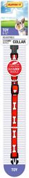 RuffinIt 39901 Adjustable Dog Collar, 8 to 12 in L, 3/8 in W, Jacquard/Nylon 