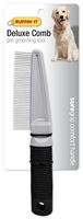 RuffinIt 19711 Deluxe Grooming Comb, Chrome-Plated Bristle 