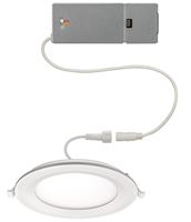 ETI DLLP-NL Series 53828103 Downlight with Nightlight, 14.3 W, 120 V, LED Lamp, Aluminum