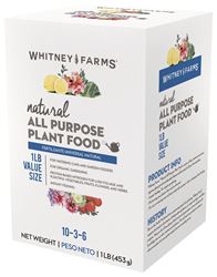 Whitney Farms 10101-13175 All-Purpose Plant Food, 1 lb, 10-3-6 N-P-K Ratio