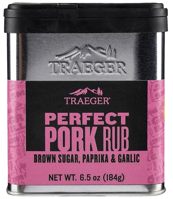 Traeger SPC208 Perfect Pork BBQ Rub, Savory Flavor, 6.5 oz Tin