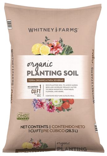 Whitney Farms 10101-72101 Planting Soil Bag, 1 cu-ft Coverage Area Bag