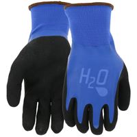 mud SM7186B/M Garden Gloves, M, Latex Coating, Cobalt Blue