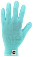 Miracle-Gro MG30607-W-ML Breathable Garden Gloves, Womens, M/L, Knit Cuff, Nitrile Coating, Latex Glove